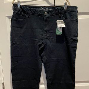 Eddie Bauer Elysian cropped jeans, size 18, NWT